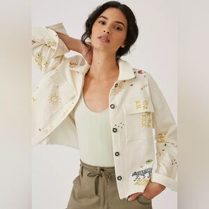 Anthropologie pilcro shirt jacket